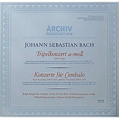 Bach: Tripelkonzert a-moll BWV 1044 / Konzerte f&uuml;r Cembalo Nr. 4 BWV 1055 und Nr. 5 BWV 1056