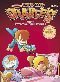 Paperback Les P'tits Diables T04: Attention, frère stupide ! [French] Book