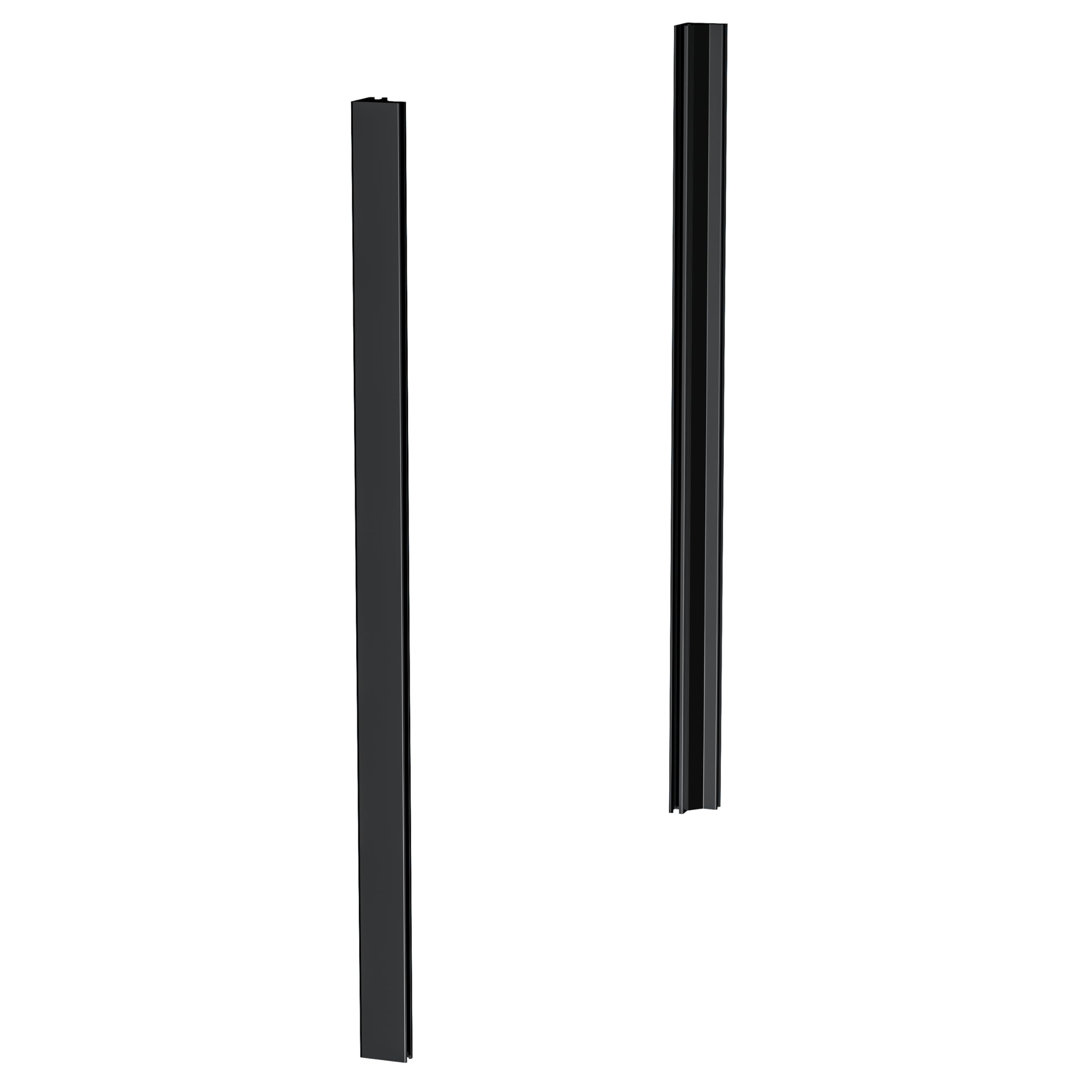 BUCATSTATE Metal Support Bars Only for 47in/120cm Metal Small Animal Cage 3.0 (2 Pack, Black)