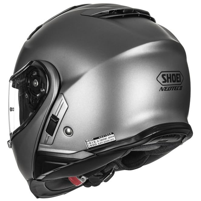 Shoei Casque Modulable Moto Neotec 2 Plain Matt Gris (Xs, Gris)