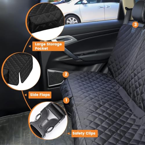 Housse chien voiture Citroen C3 protège les sièges des griffures - 4