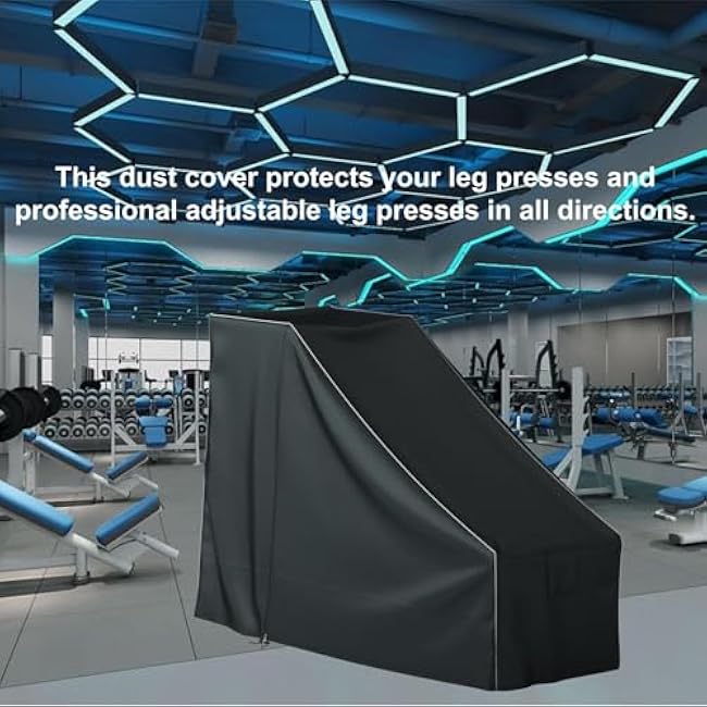 Leg press machine cover, Leg Press Hack Squat Machine cover, For Home Gym Professional Adjustable Leg Press, Leg Press Squat Machine (Cover only)