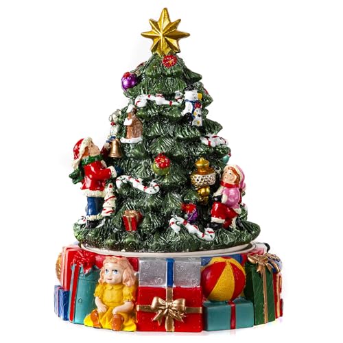 Holyart Carillon Albero Natale con Melodia 15x15x15cm