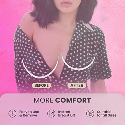 Miniatura 3 de Boob Tape- Boobytape For Breast Lift Sweat Proof Boobtape For Large Breasts, Boobtape & Nipple Cover In Body Tape Set(2"&3")