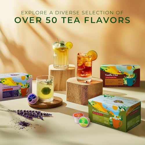 Image of Ginger Peach Tea Pod (16 Count) - 100% Natural Caffeinated Black Tea