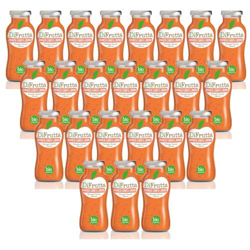 Zumo de fruta Naranja Zanahorias Limón DiFrutta 24 botellas cl. 20
