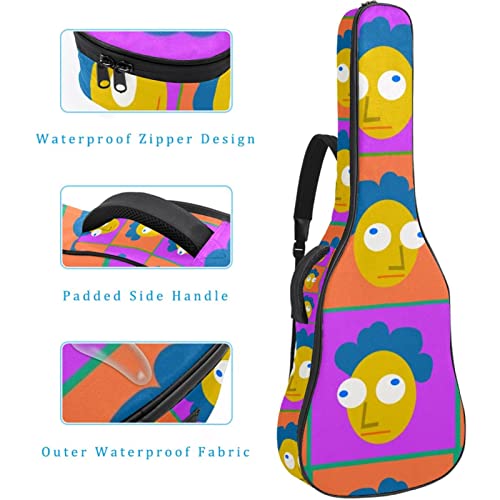 Housse de protection épaisse en éponge imperméable pour guitare acoustique, électrique, basse, guitare classique… - Les Beatles, Paul McCartney, John Lennon, RIngo Starr, George Harrison Housse de protection épaisse en éponge imperméable pour guitare acoustique, électrique, basse, guitare classique… – Image 5