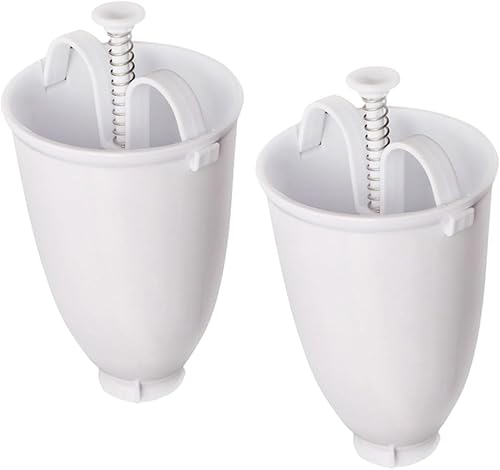 Miniatura 8 de NOLITOY 6 piezas de donas mini émbolo mini moldes para hornear mini waffles depositante donas prensa donas molde postres molde donas molde para