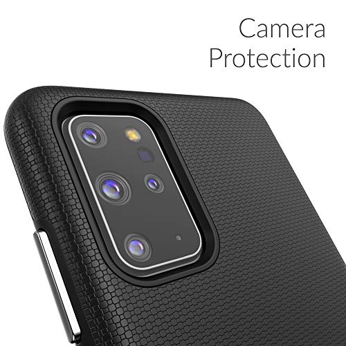 Image of Crave for Samsung Galaxy S20 Plus Case, Shockproof Protection Dual Layer Case for Samsung Galaxy S20 Plus 5G (6.7 inch) - Black