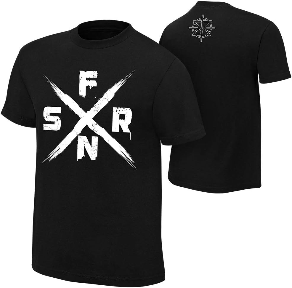 WWE Authentic Wear Seth Rollins SFNR T-Shirt Black Extra Large