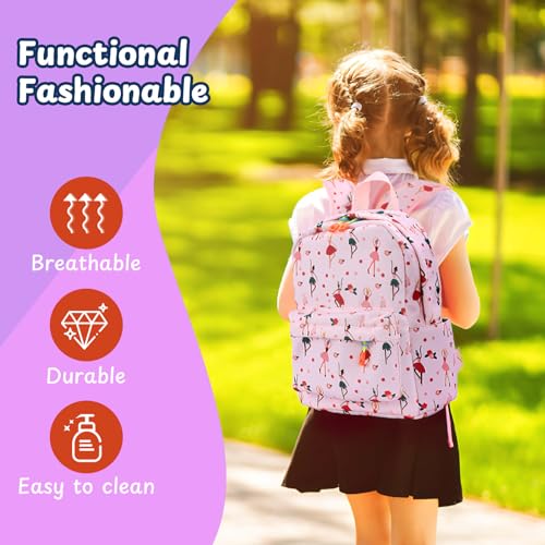 Image of Zicac Toddler Backpack for Boys Girls 12 inch Mini Kids Backpack for School & Travel, Preschool Kindergarten Daycare Backpack
