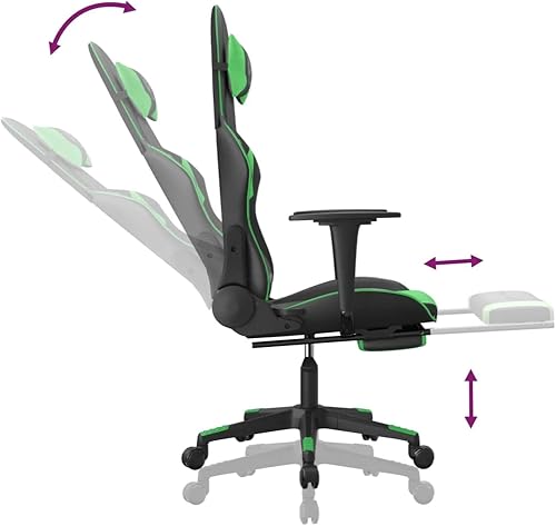 Miniatura 7 de Silla de computadora para videojuegos, silla ergonómica para juegos, adecuada para el trabajo, descansar, jugar juegos de computadora, ver