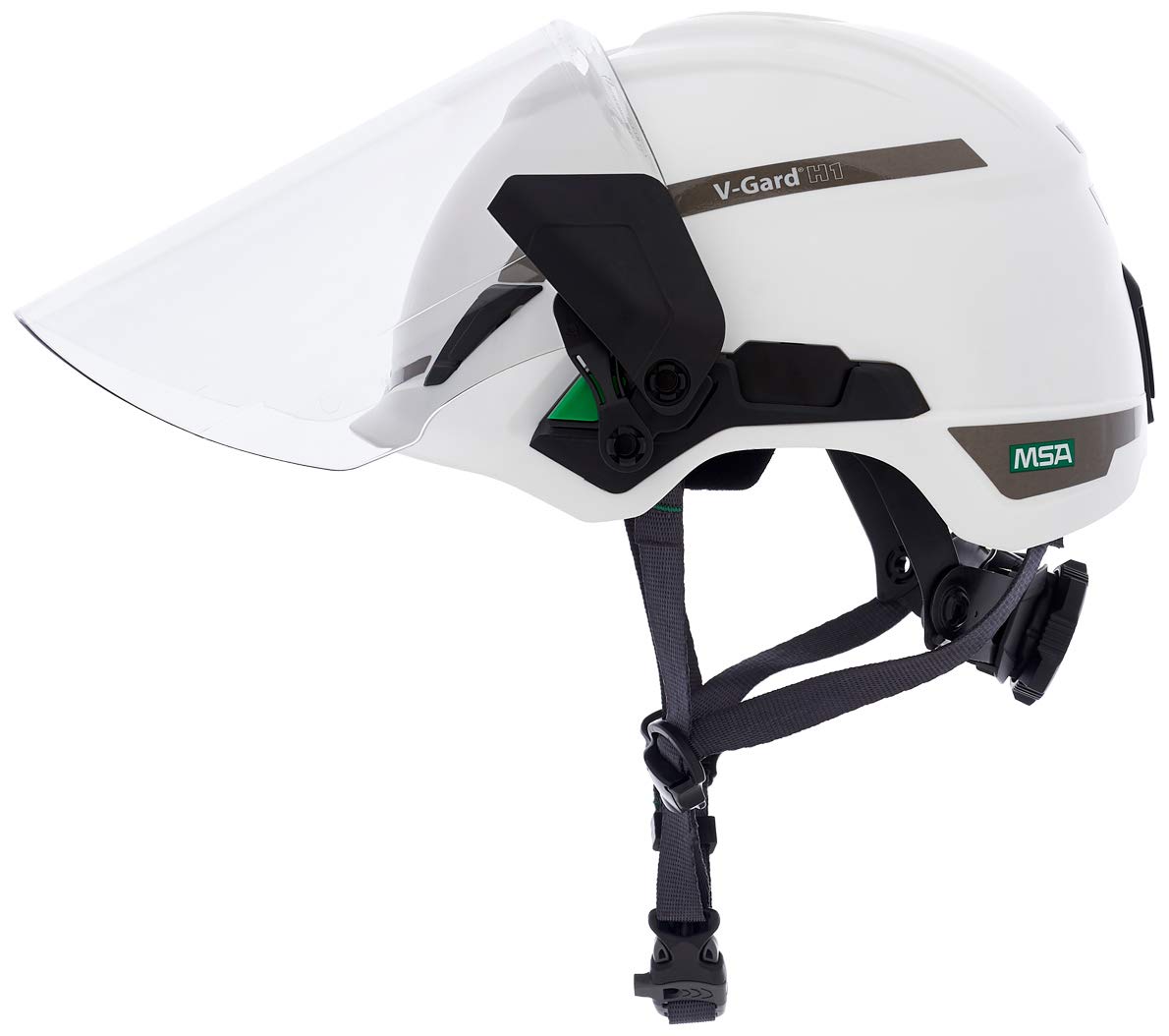 MSA V-Gard H1 Schutzhelm - Bauhelm mit Drehrad und Schaumstoff-Innenausstattung