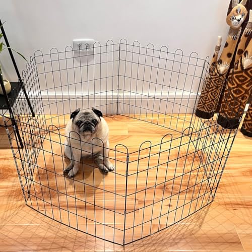 Cercado para cachorro de porte Pequeno e Médio Cercadinho Pet Móvel Dobravel 53 cm Altura