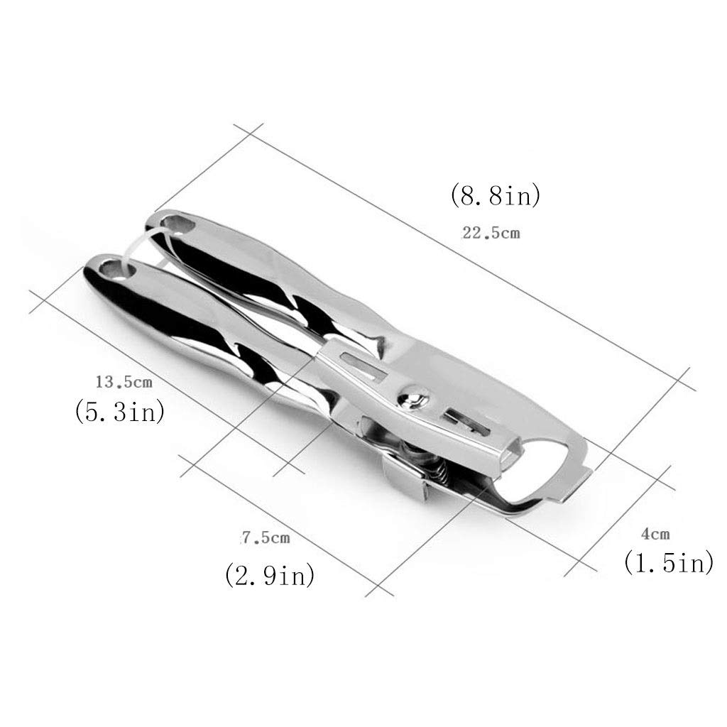 Liudan Dosenöffner Edelstahl Dosenöffner, Multifunktionsküchen Dosenöffner Accords Griff mit ergonomischem Design Büchsenöffner