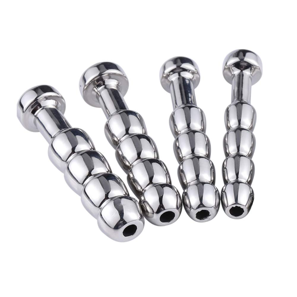 Roluck Set di dilatatori uretrali in acciaio inox, catetere in metallo, pene plug per uomini, stimolazione uretrale, masturbazione (B)