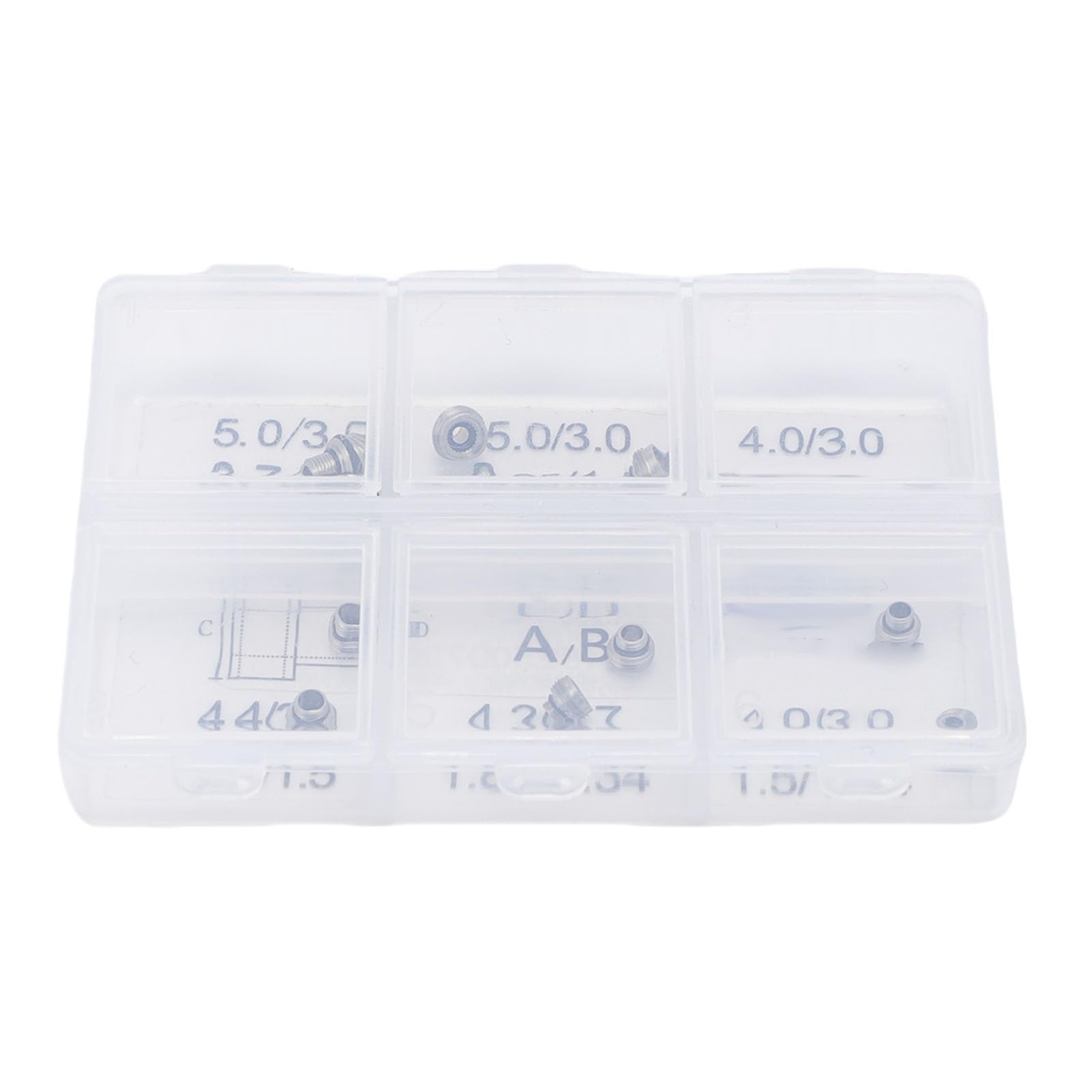 Kit de Reemplazo de Tubo de de Reloj de Acero Inoxidable, Kit de Herramientas de Reparación Duradero para Relojeros, 12 Tubos de de Reloj para Reemplazo de Piezas de de