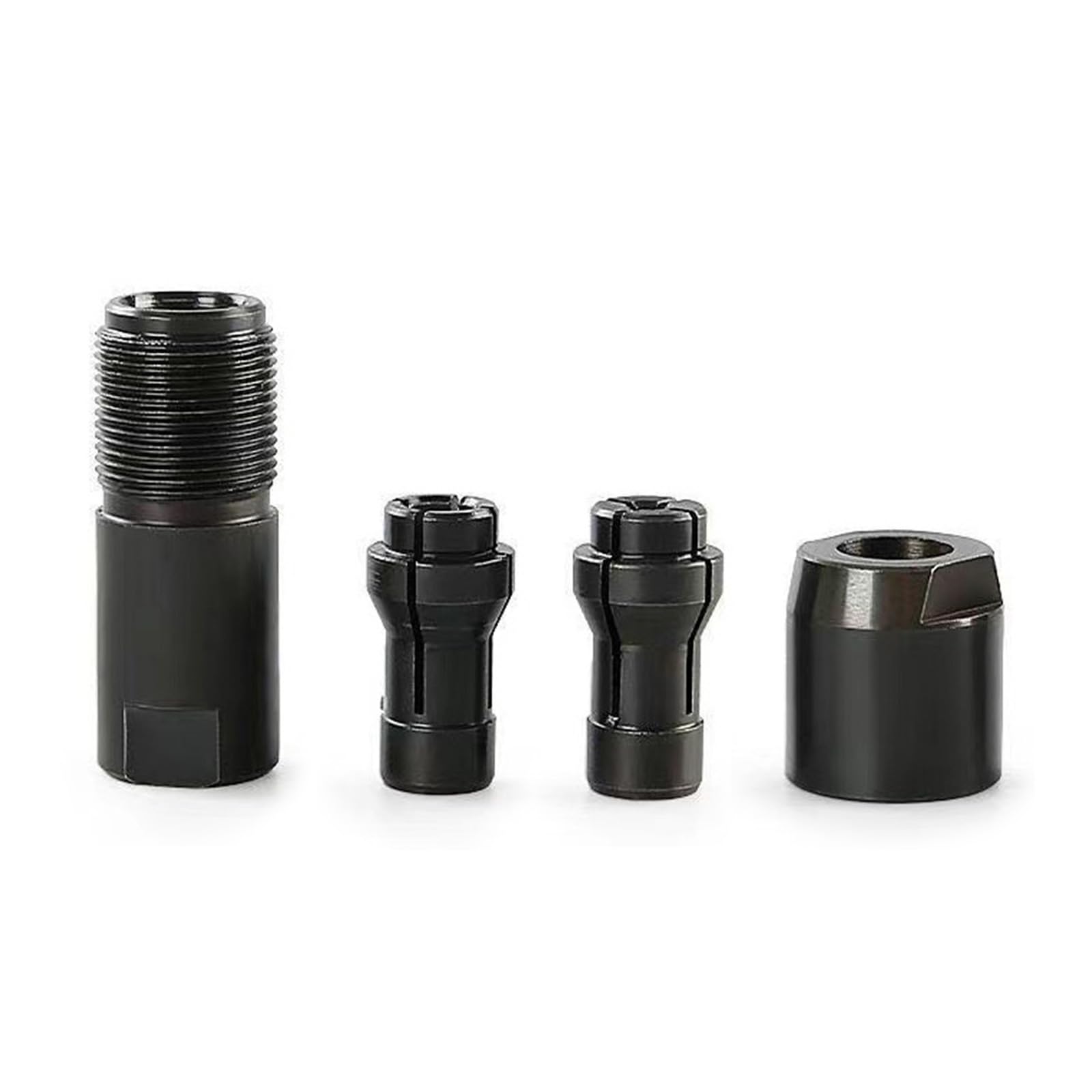 Hdoytxxm Grinder Attachment Set Enabling Straight Operations Including 3Mm And 6Mm Collets For 5/8" 11 Threaded Tool Angled Tool Straight Conversion Set