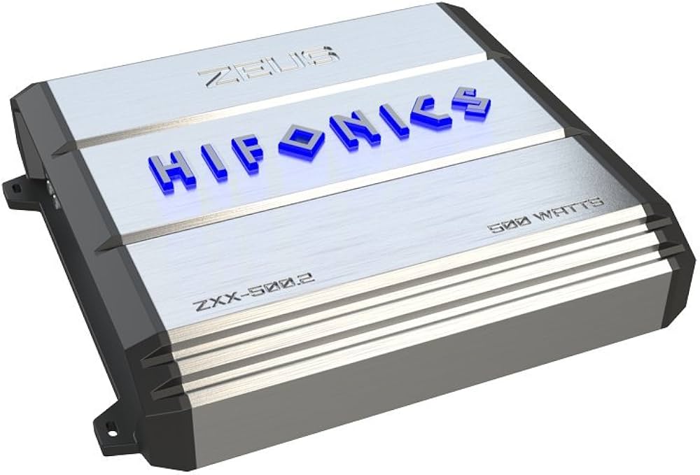 HIFONICS ZXX-500.2 Zeus Series 500-Watt 2-Channel Class AB Amp