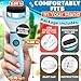 Rechargeable Electric Foot Callus Remover Tool – High-Speed 2800 RPM Electric Foot Sander Callus Remover with Replaceable Roller – Compact & Easy Maintenance, Up to 2-Hour Runtime for Smooth Feet