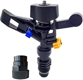 Aspersor Irrigador De Impacto 360º Diametro 30 Metros Pasto Horta Jardim