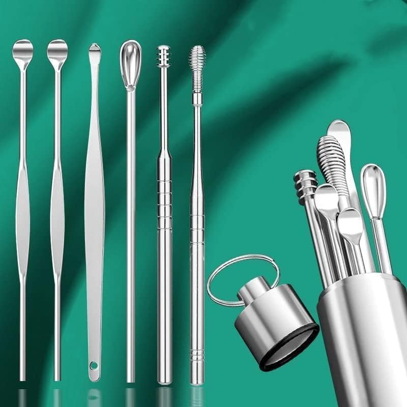 KRYLOPS 6-in-1 Reusable Ear Wax Removal Kit – Safe Aluminum Ear Pick Set with Curette, Spring Tips & Portable Travel Case for Gentle Daily Cleaning-picture-33