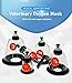 ItRonz Pet Oxygen Mask Veterinary Oxygen Mask for Cats & Dogs (4.4-11 Lbs) - Fits All Oxygen Concentrators, with CO2 Vent & Original Tube, Easy to Clean，Serves as a Great Helper for pet Owners.