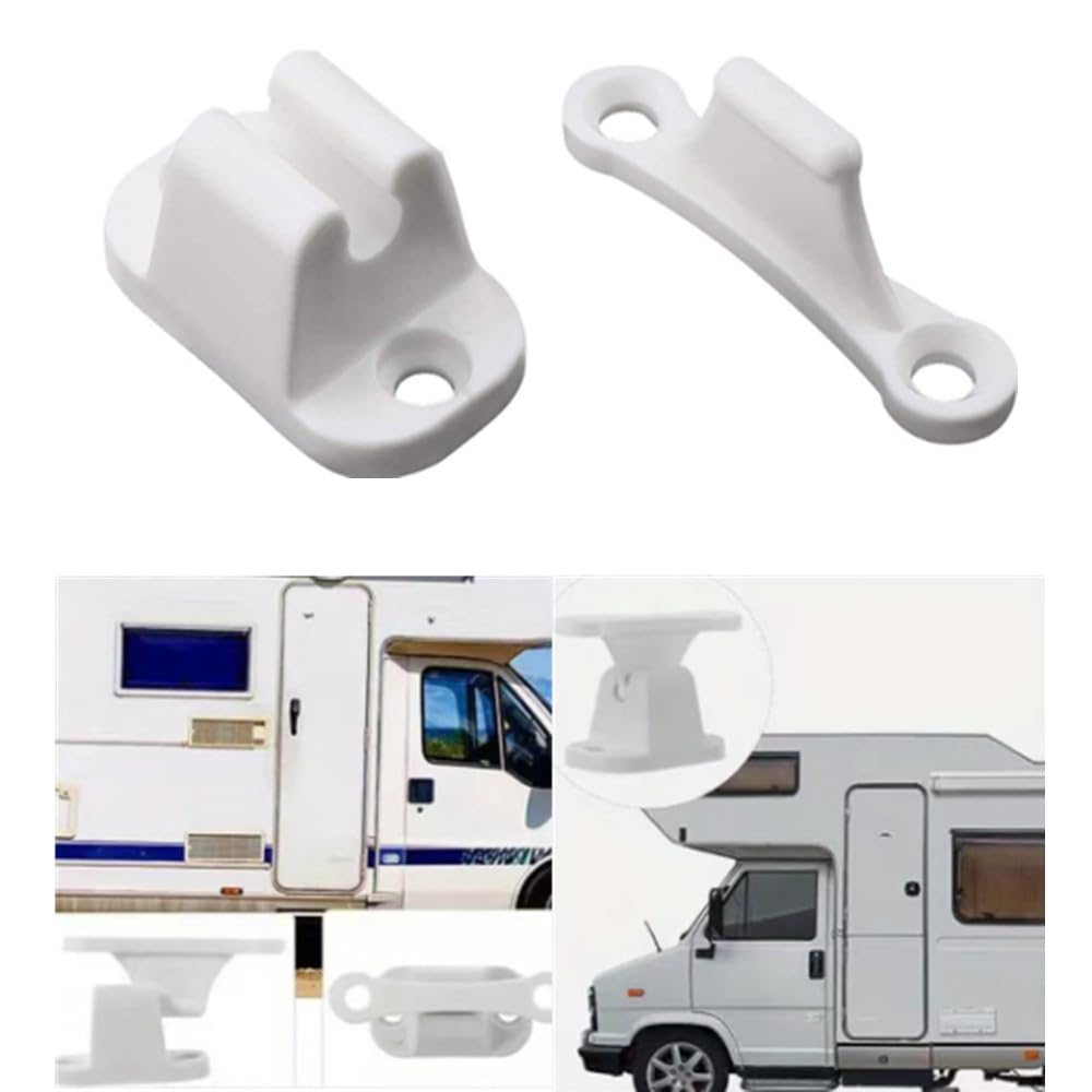 Topes para puertas, caravanas y autocaravanas, accesorios para caravanas, autocaravanas de nailon, seguro para puerta de caravana, cerradura de puerta, barcos, caravanas, armarios, 4 unidades