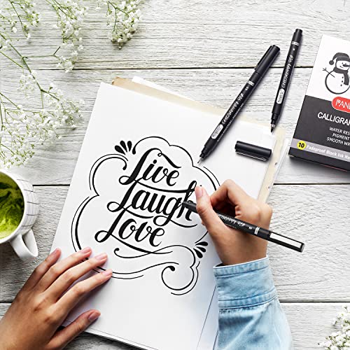 Pandafly P920-10 Calligraphy Pen, 10 Size Calligraphy Pens thumb #4