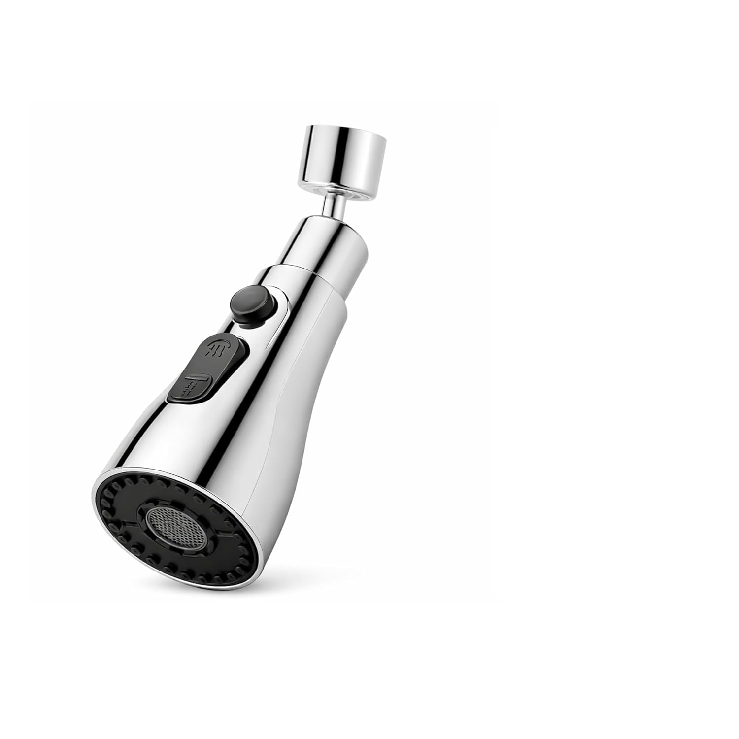Splash Head 360° Rotating High Pressure Tap Sprayer | Water Saving Faucet Attachment | Chrome Finish Kitchen Sink Aerator | Adjustable Splash Proof Water Filter Nozzle | Easy for Kitchen-image-28