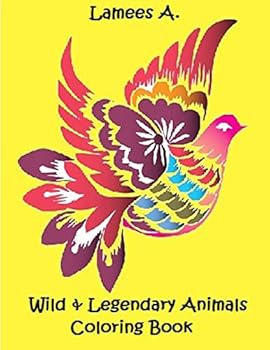 Paperback Wild & Legendary Animals Coloring Book
