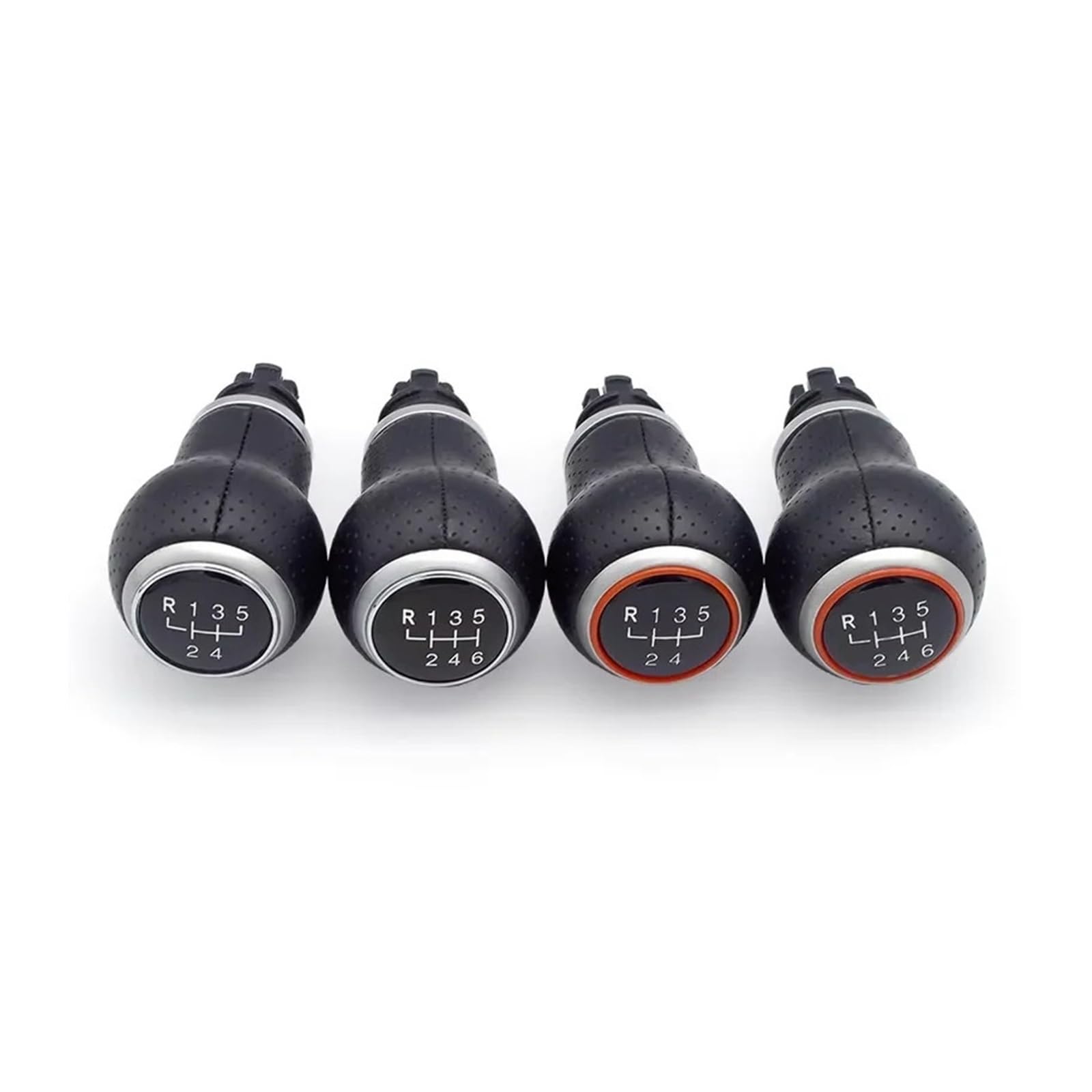 Edxncvvm Sq-Black-040-5 Manual Gear Shift Knob Compatible With A3 A4 B6 B7 B8 A6 S4 B8 8K A5 8T Q5 8R