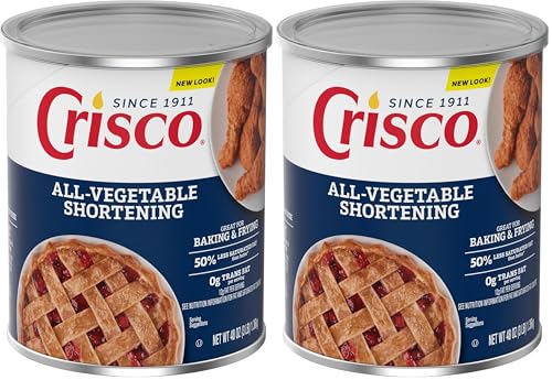 Crisco All-Vegetable Shortening, 48 Ounce (Pack of 2)