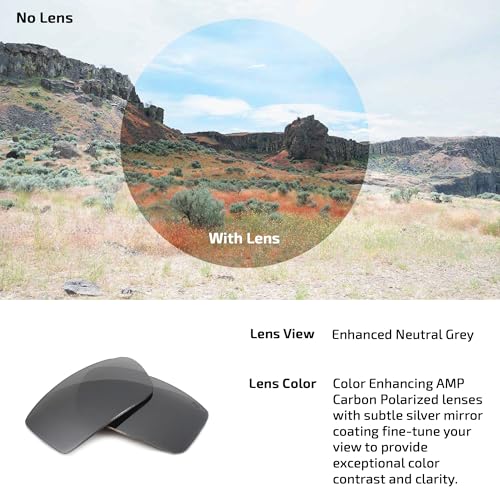 Image of Fuse Lenses Amp Color Enhancing Replacement Lenses For Oakley Fuel Cell | AMP Color Enhancing Lenses | UV400 Protection | Impact-resistant polycarbonate