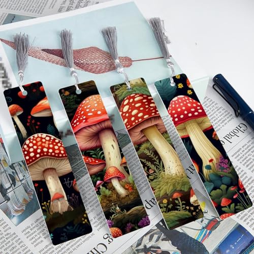 Marque-page en métal champignon le cadeau idéal pour enseignant et ami - 7
