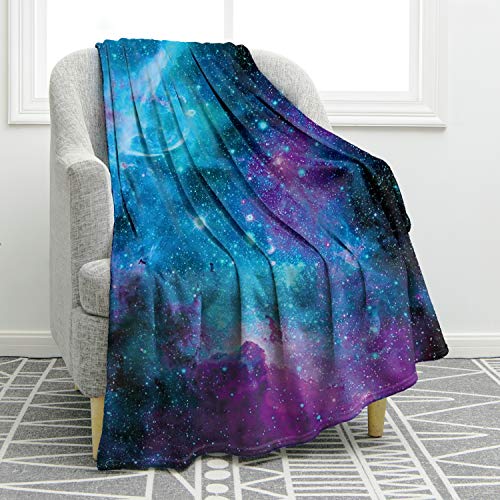 Jekeno Galaxy Space Blanket Smooth Soft Print Throw Blanket For Gift Women Girls Friend 50"X60" #TOP24