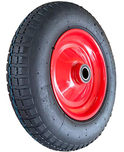 Pneu Para Carrinho De Mão Completo Com Câmara E Aro Até 180 Kg