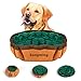 Dog Sniff Carpet Natale Green Universale per Cani Grandi Piccoli,Kongming Dog Snuffle Mat,Feeding Mat,Giocattolo Intelligente Antiscivolo Lavabile Pieghevole Portatile per Lento Feed,Stress Relief