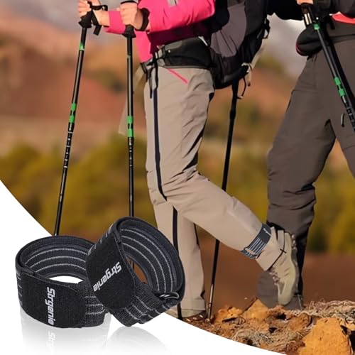 Elastic Cowboy Boot Straps with Anti-Slip Strips, Boot Bands for Cowboy Boots Ankle Strap Adjustable Pant Leg Straps for Men & Women Wading, Biking, Fishing, Hiking Accessories
