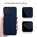 Pikkme Back Cover for Realme Narzo 50A | Slim Soft Matte Silicone Cover with Camera Protection & Shockproof Bumper Case (Blue) gallery image