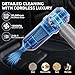 Handheld Vacuum Cordless Vacuum Cleaner with 9 Extensions, 18000Pa Brushless Suction & Air Blower (2-in-1), 7800mAH Battery, Steel+HEPA Filter, Car Vacuum, Dust Buster for Interior, Home & Pet Hair