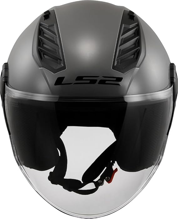 Open Faced Motorcycle Helmet. LS2 Airflow II ECE 22.06