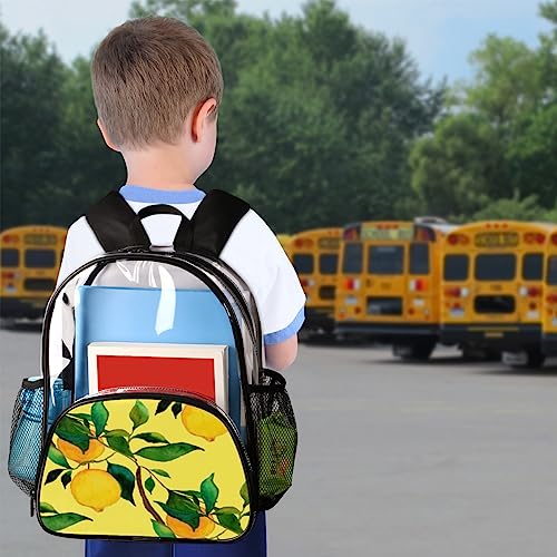 Sac à dos transparent imperméable en PVC résistant pour l'école - 7