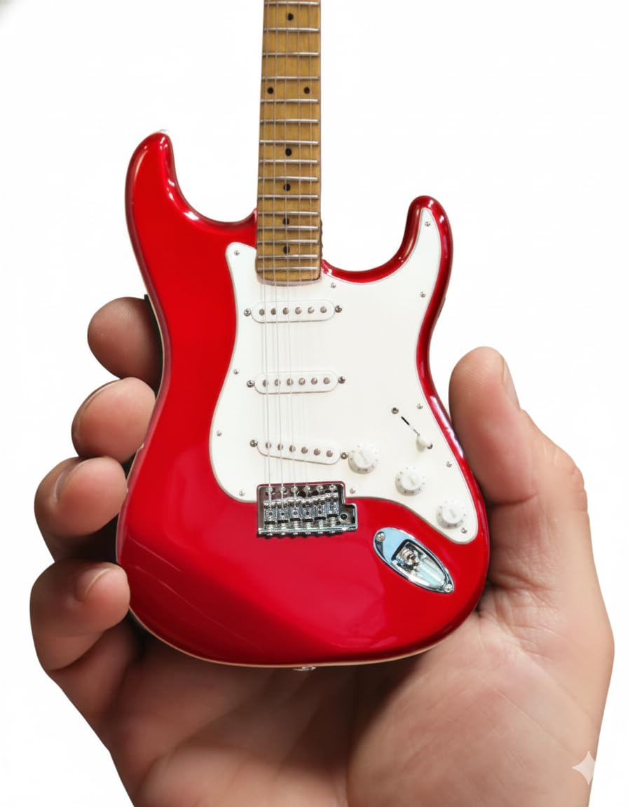 ミニチュアギター フェンダー ストラトキャスター クラシック・レッド Amazon.com: Axe Heaven FS-006 Licensed Fender Stratocaster Classic