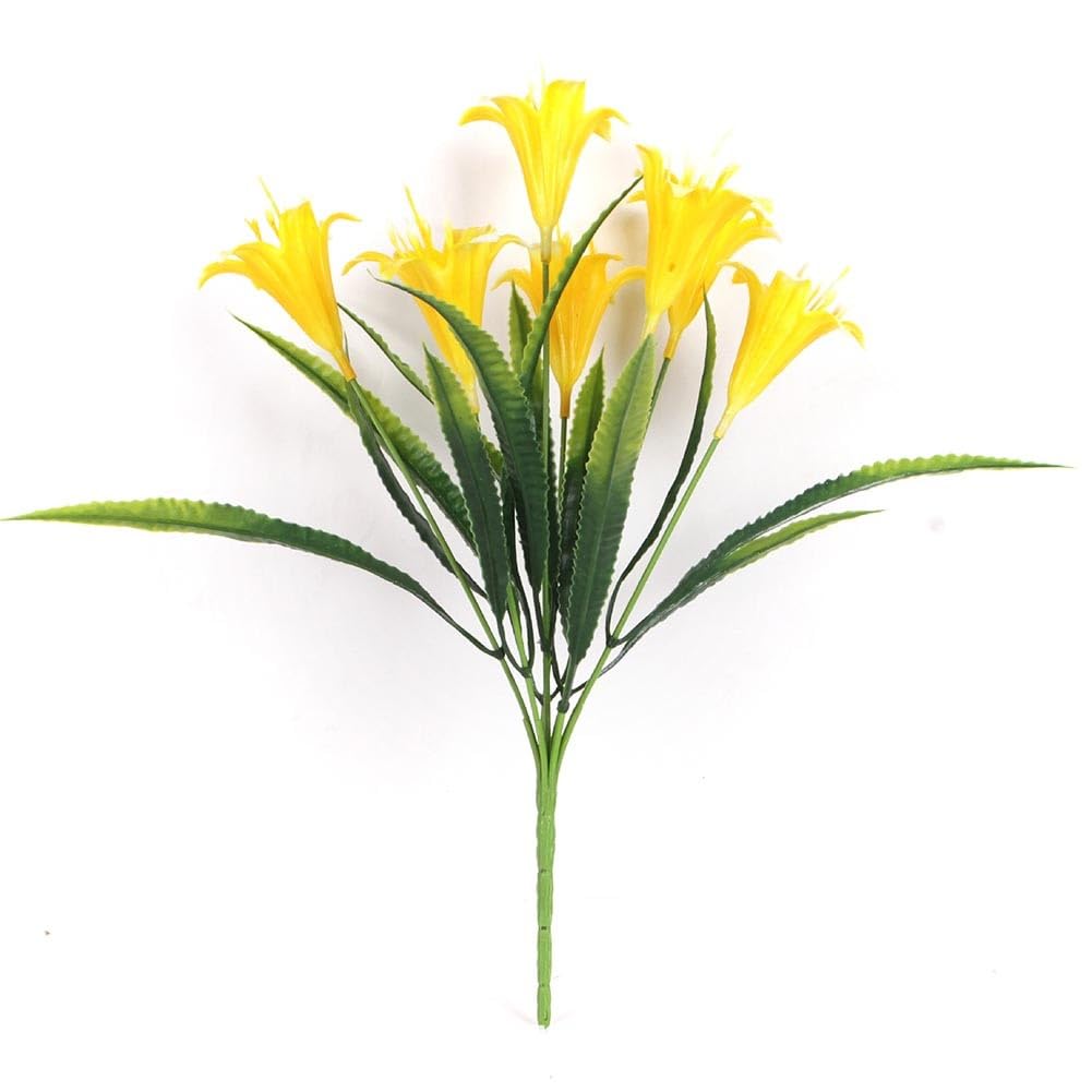 Lot de 6 tiges de fleurs sauvages artificielles colorées pour centre de table