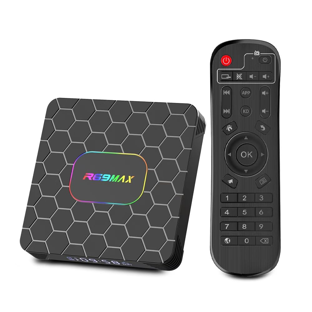 Amazon.com: Android 14 TV Box 2025, R69 Max Android Box with