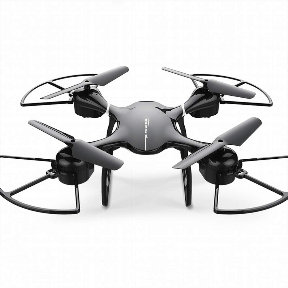MU Drone Aerea Fotografia Hd Professionale a Quattro Assi Modello Di Aeromobile Giocattolo Elicottero Telecomando Rc Resistente,Nero,Taglia unica