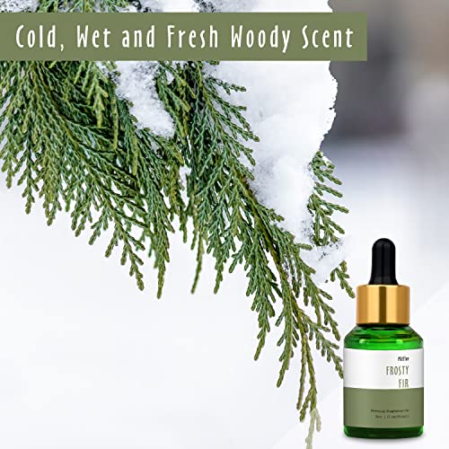 Image of Frosty Fir Fragrance Oil, MitFlor Single Diffuser Essential Oil, Large Size Premium Grade Fragrance Oil for Soap & Candle Making, Aromatherapy Oil, Refreshing & Forest Scent for Home Fragrance, 30ml