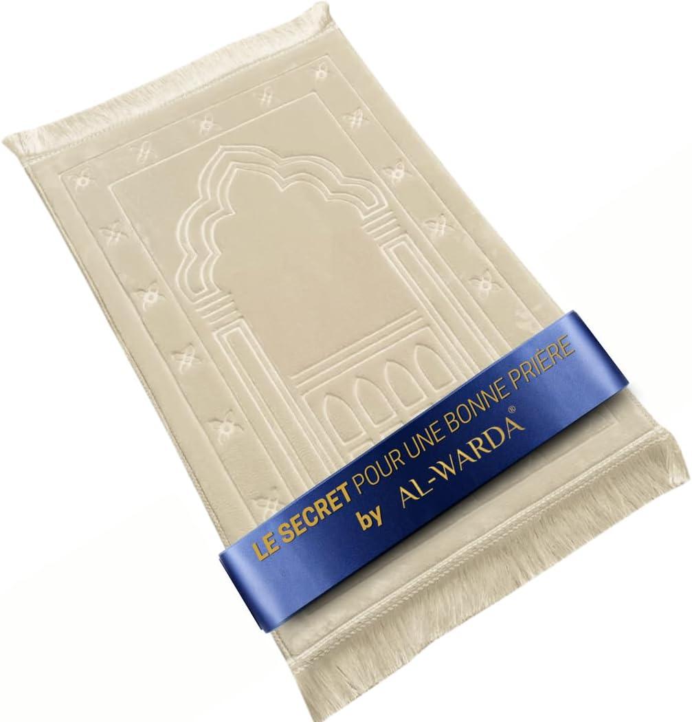 SYMSANA Tapis de Priere Musulman Adulte EnfantTapis Prière Musulman OrientalEpais,Confortable