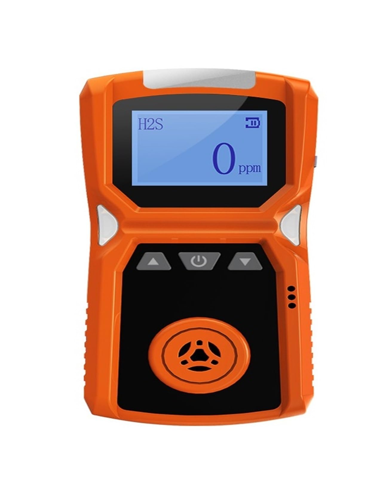 Detector de Gases multigas, medidor de Fugas de Gases combustibles H2/CO/H2S/NH3/O2/NO2/CH4 con Pantalla LCD y Alarma Sonora y Luminosa. Fechas en Tiempo Real(H2S-0-100ppm)